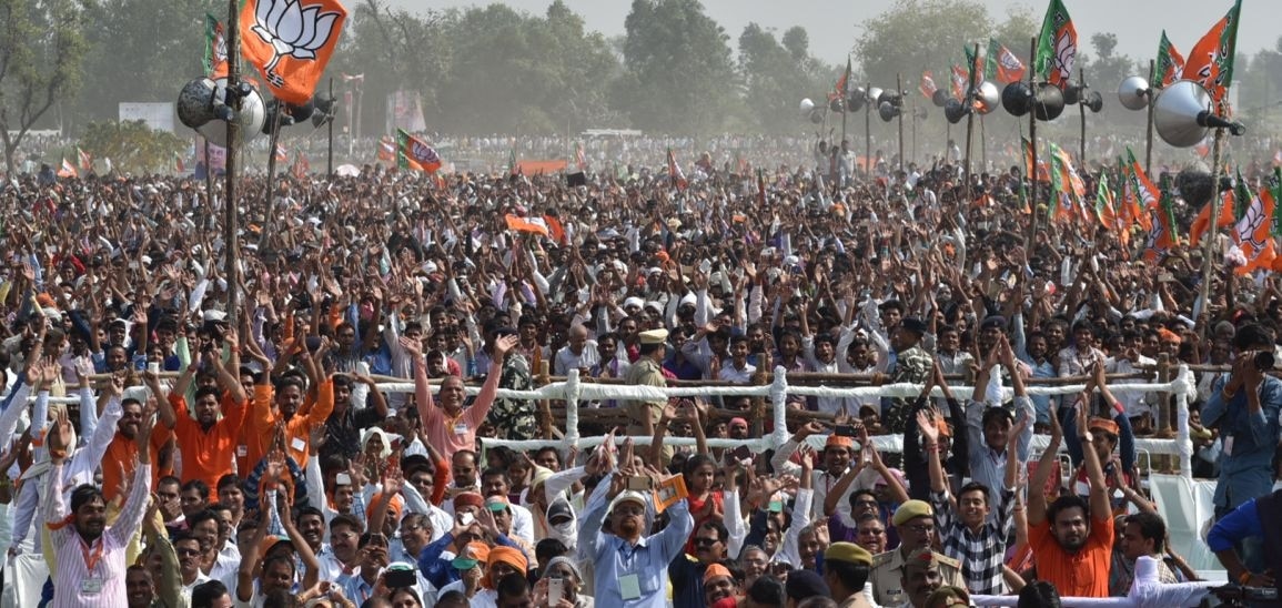सांपला रैली में प्रधानमंत्री नरेंद्र मोदी पहुंचे, किया छोटूराम की प्रतिमा का अनावरण