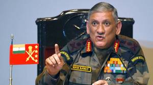 जनरल बिपिन रावत ने कहा 'भारतीय सेना अभी तक युद्धक भूमिकाओं में महिलाओं के लिए तैयार नहीं है'