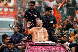 लोकसभा चुनाव 2019 के परिणाम: नरेंद्र मोदी की भाजपा भारी जीत की ओर बढ़ रही है