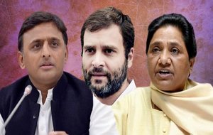 2019 लोकसभा चुनाव: उत्तर प्रदेश में बीजेपी का मुकाबला करने के लिए, कांग्रेस ने समाजवादी पार्टी और बहुजन समाज पार्टी के साथ समझौता किया