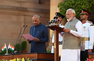 नरेंद्र मोदी ने ली प्रधानमंत्री के रूप में दूसरी बार शपथ, अमित शाह भी मंत्रिमंडल में शामिल